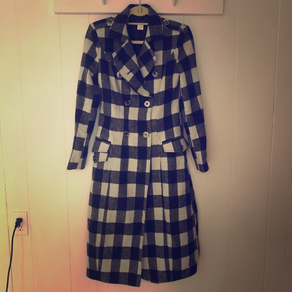 MOVING SALE! 3 for $25 NWOT Black Venus plaid coat